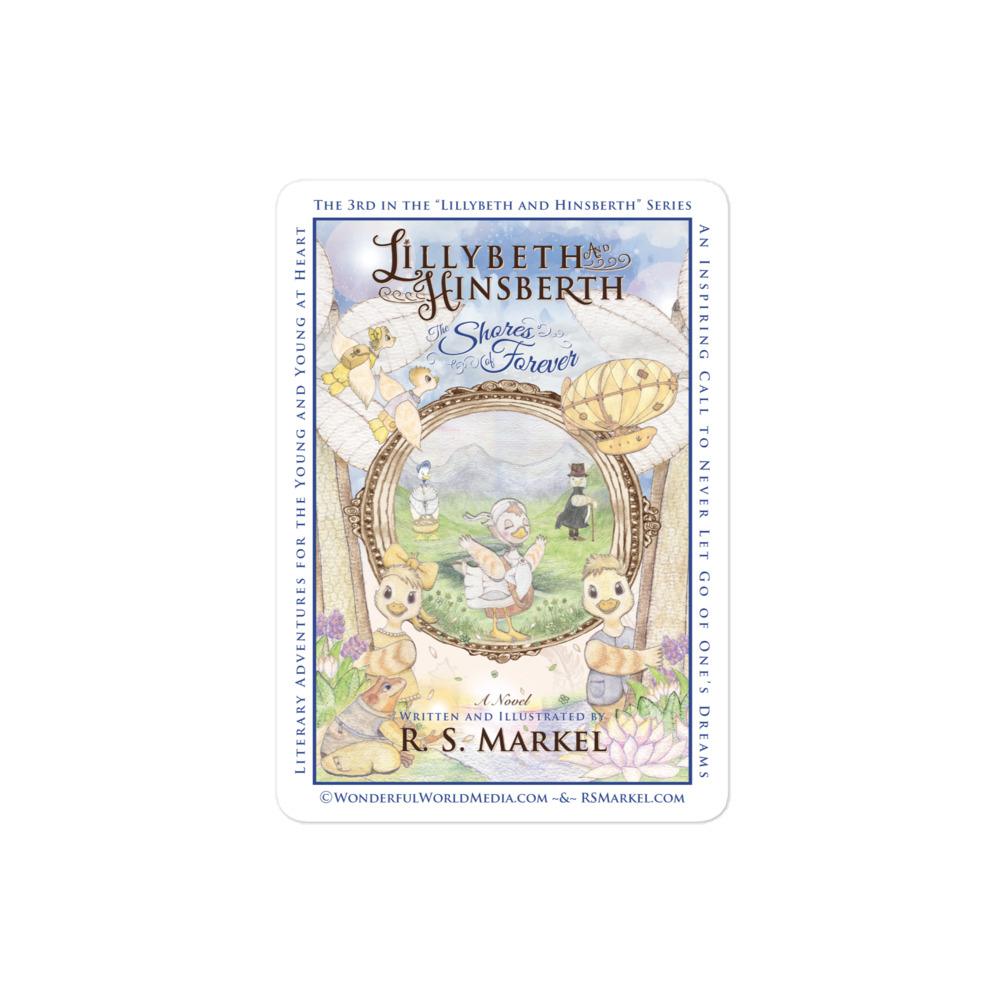 4 x 4 Sticker (Lillybeth and Hinsberth: The Shores of Forever)