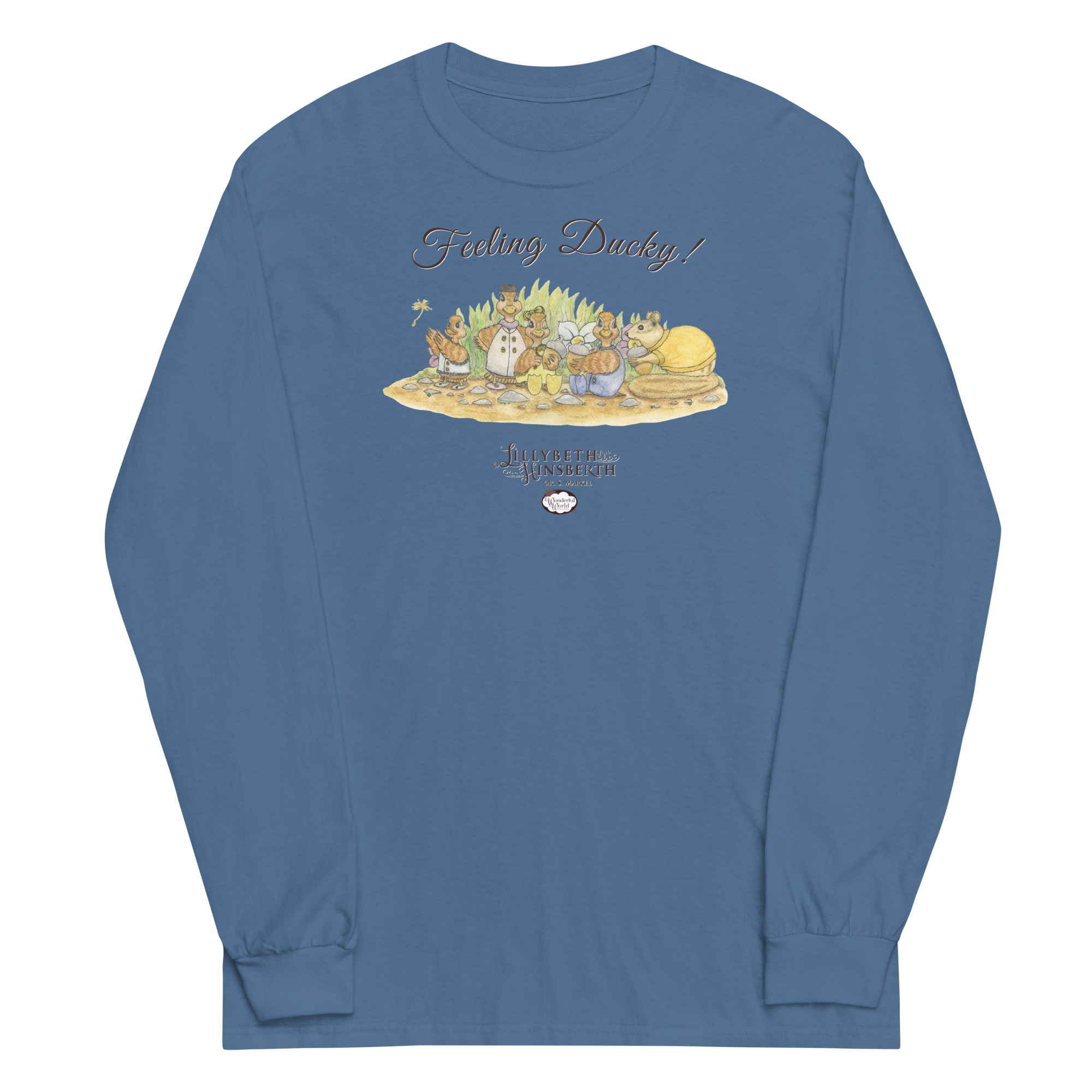 Adult Long Sleeve T-shirt (Feeling Ducky) - Image 3