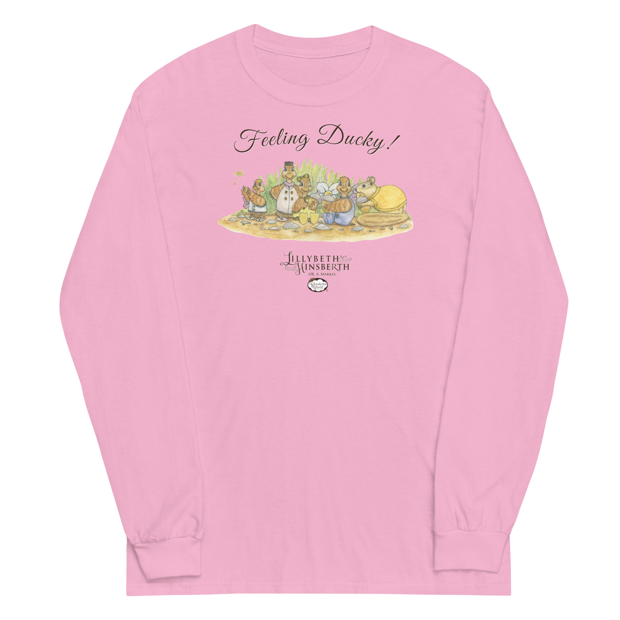 Adult Long Sleeve T-shirt (Feeling Ducky) - Image 7