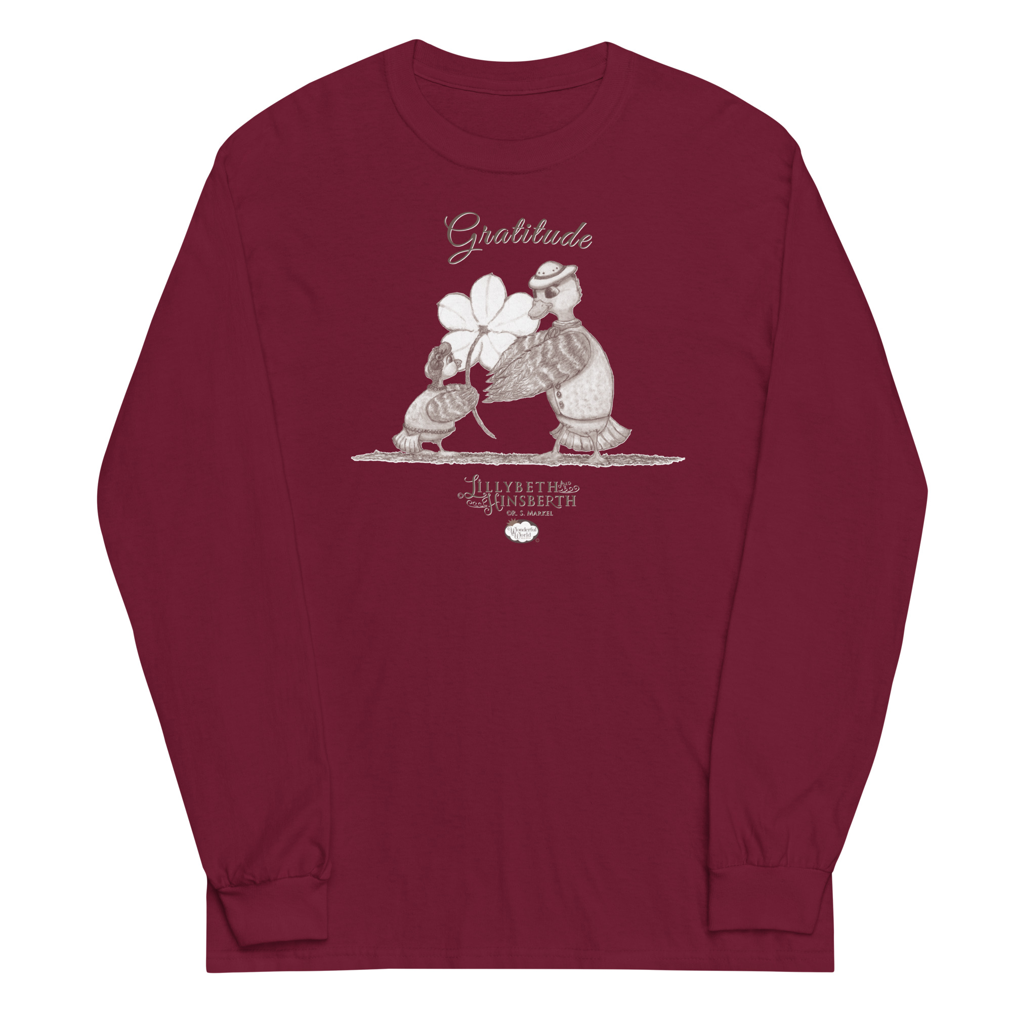 Adult Long Sleeve T-shirt (Gratitude) - Image 2