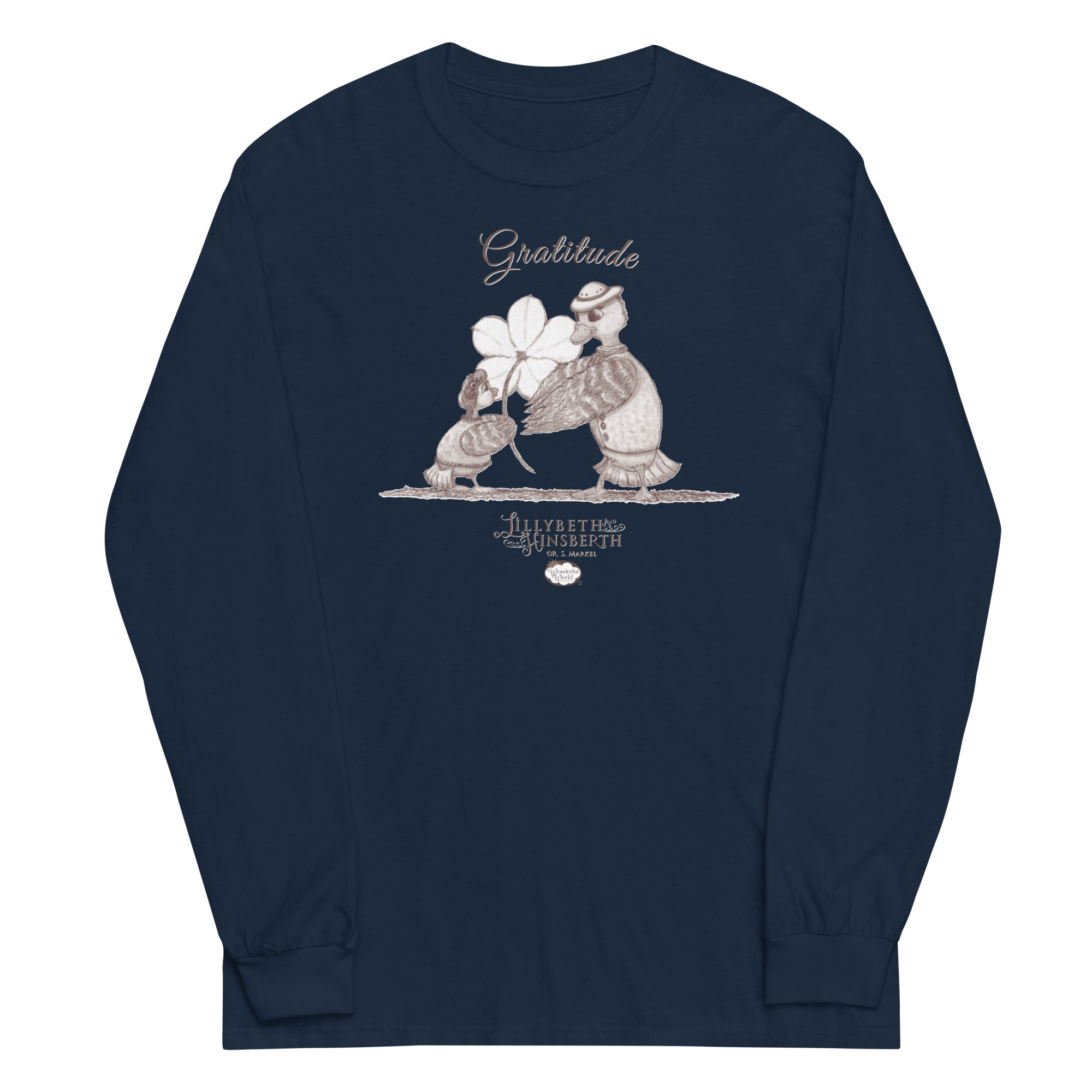 Adult Long Sleeve T-shirt (Gratitude)
