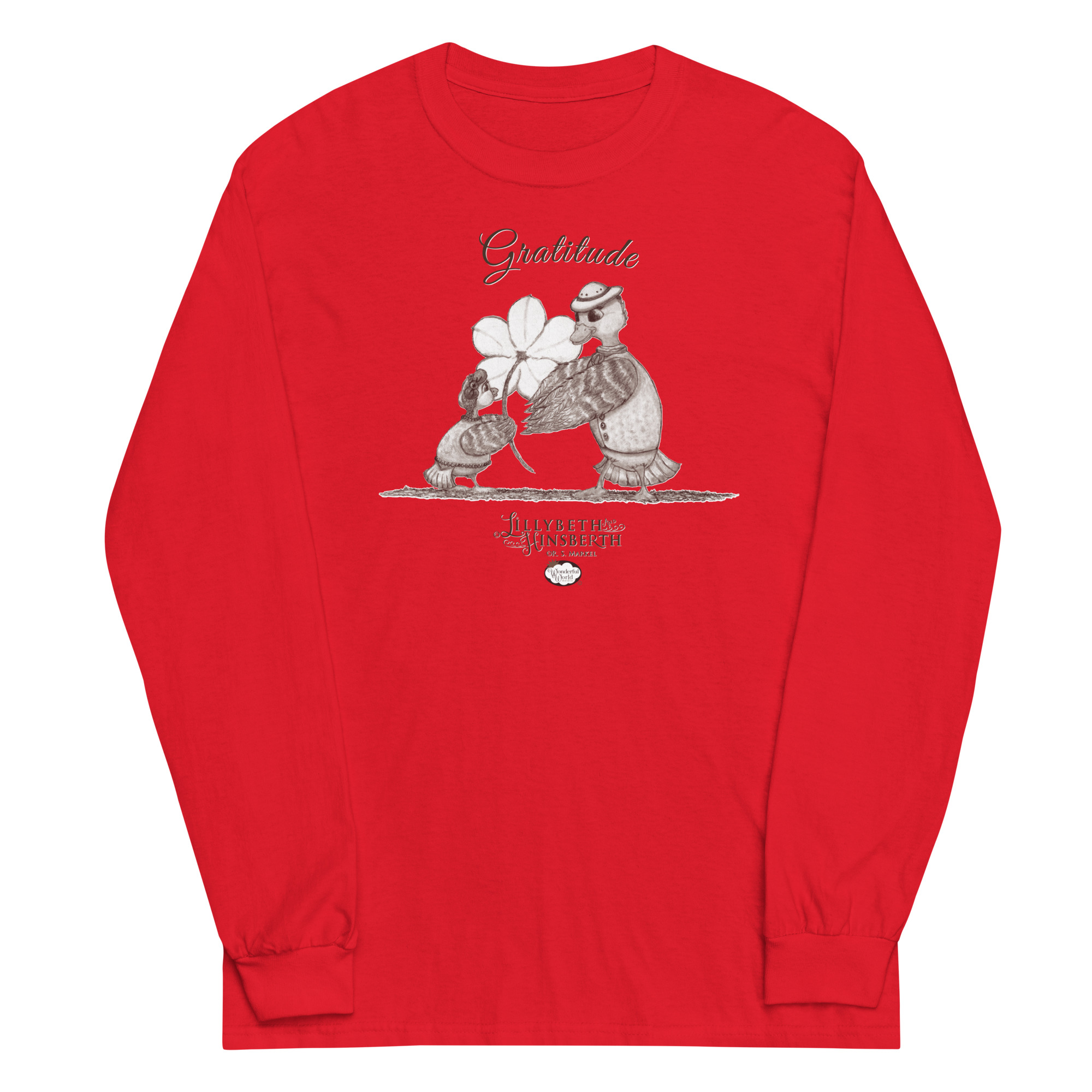 Adult Long Sleeve T-shirt (Gratitude) - Image 4