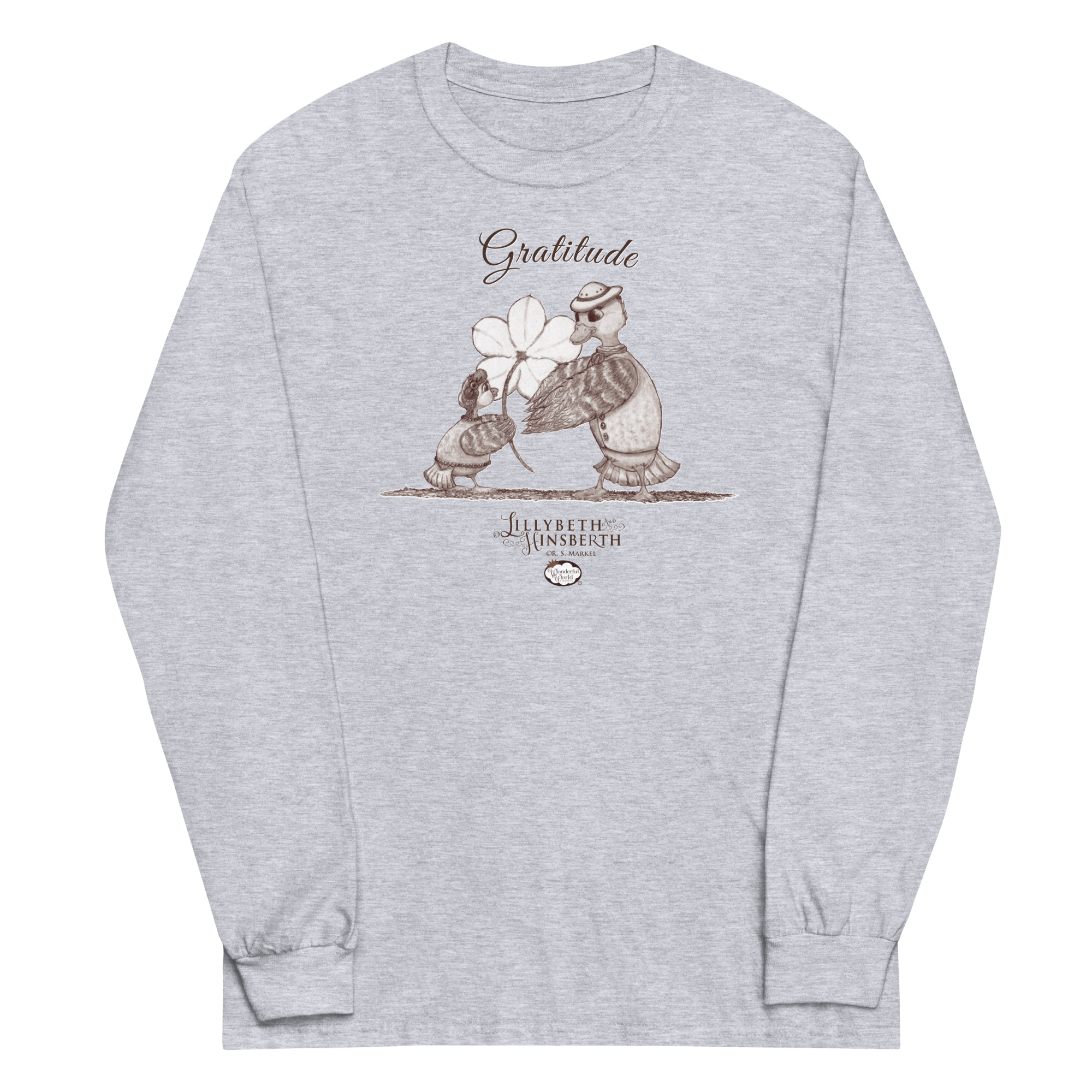 Adult Long Sleeve T-shirt (Gratitude) - Image 7