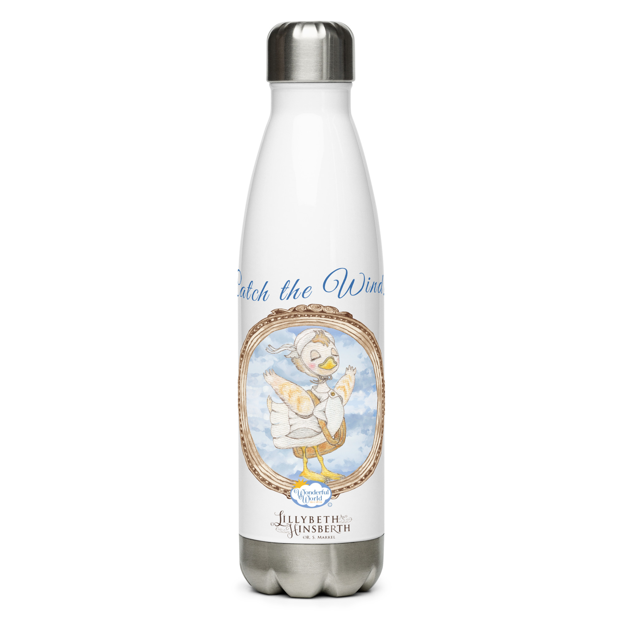 Stainless Steel Water Bottle (Catch the Wind)