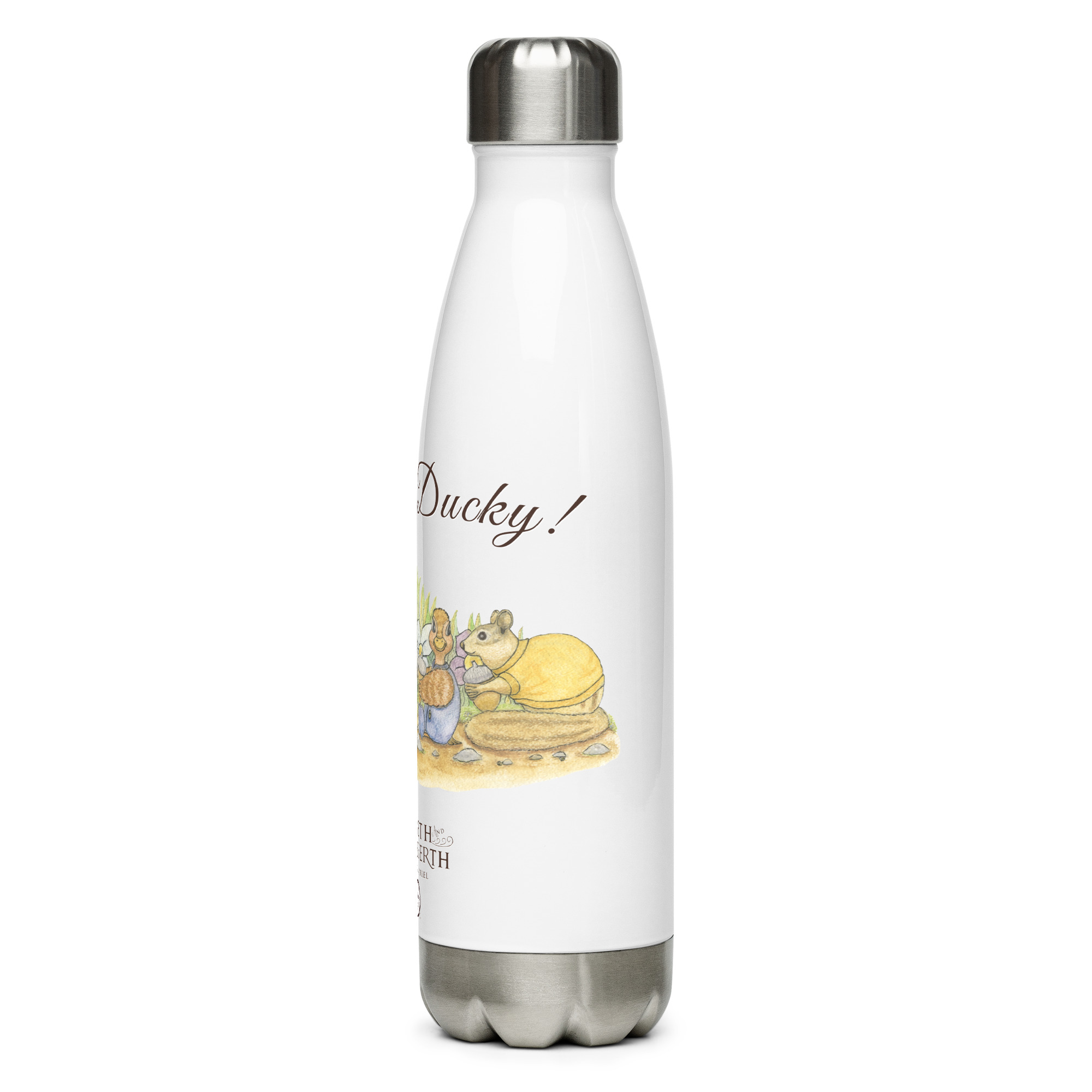 Stainless Steel Water Bottle (Feeling Ducky) - Image 3