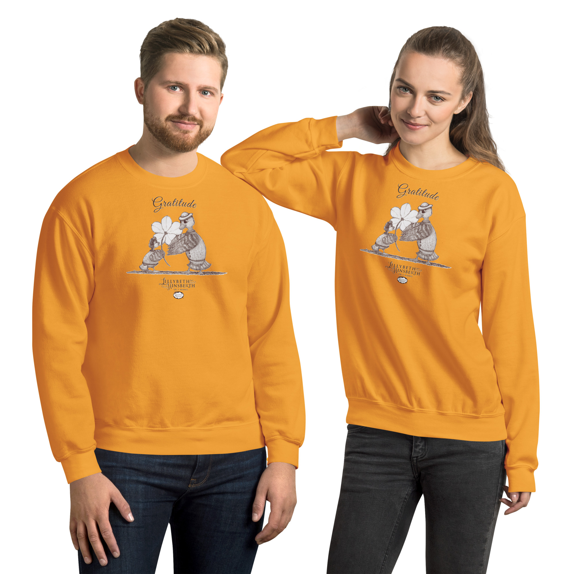 Adult Medium Weight Sweatshirt (Gratitude) - Image 10
