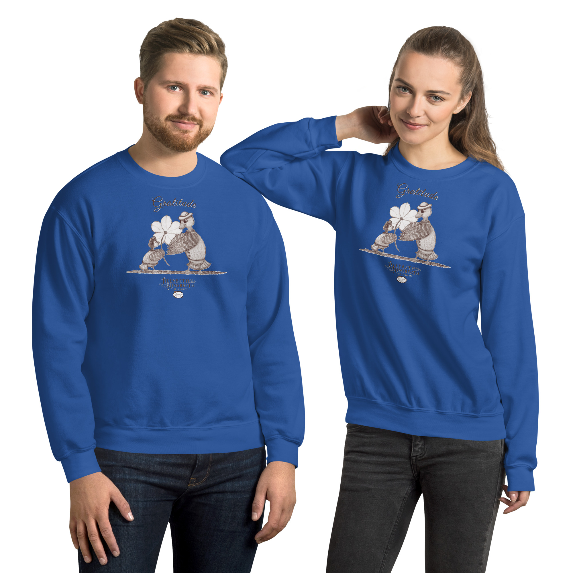Adult Medium Weight Sweatshirt (Gratitude) - Image 6