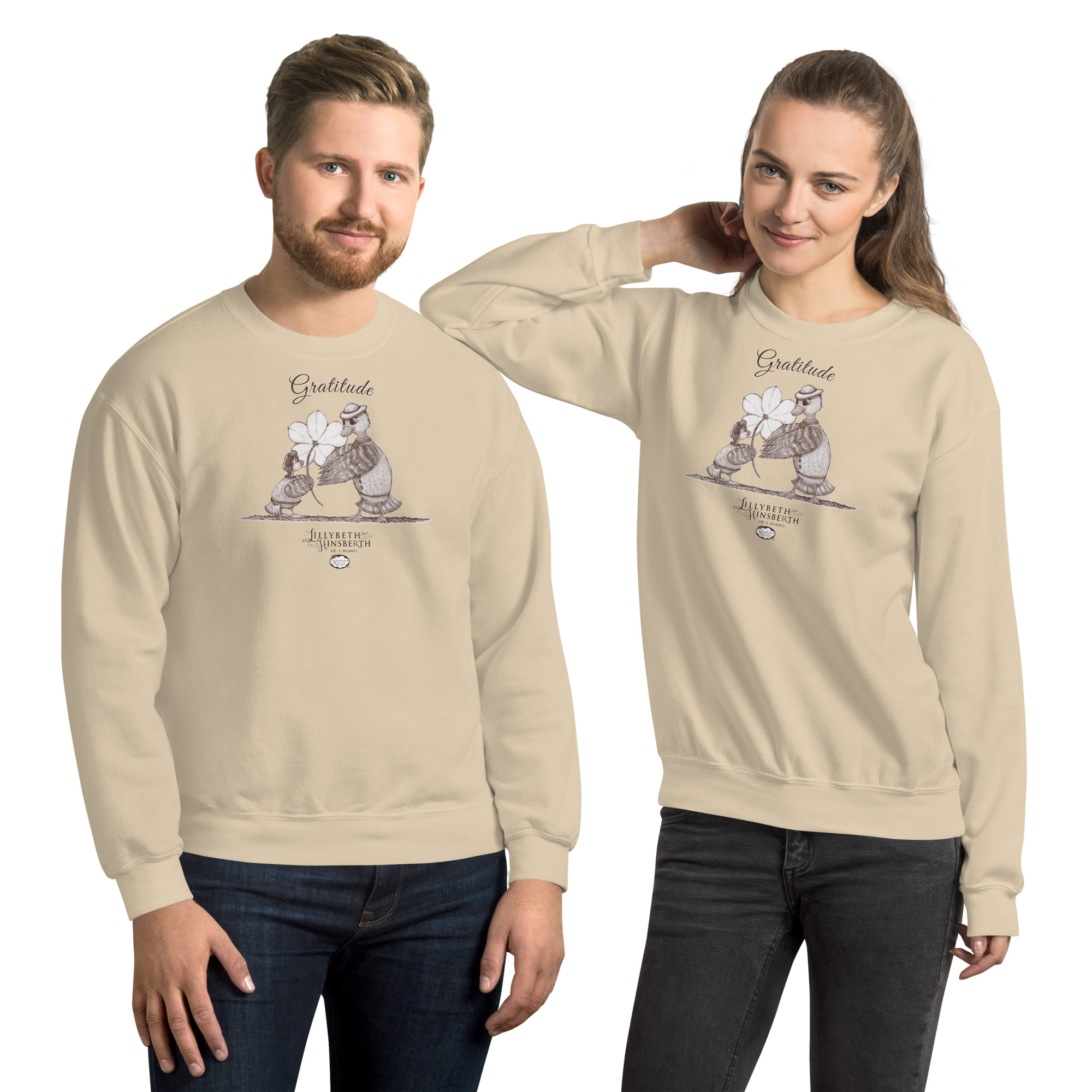 Adult Medium Weight Sweatshirt (Gratitude) - Image 13