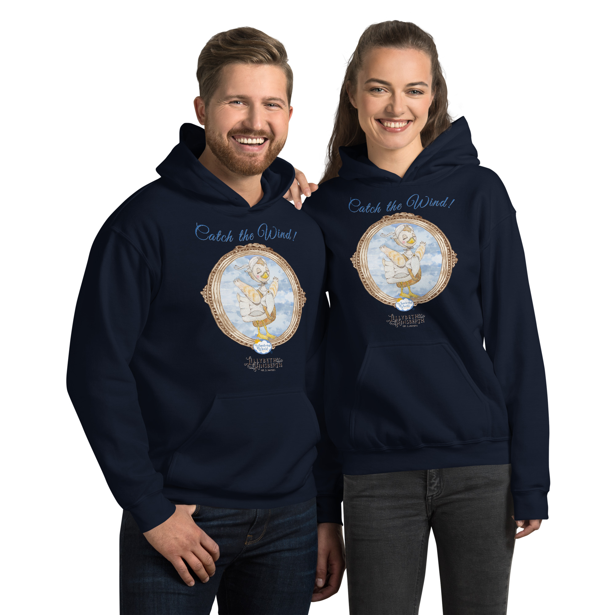 Adult Medium Weight Hoodie (Catch the Wind) - Image 2