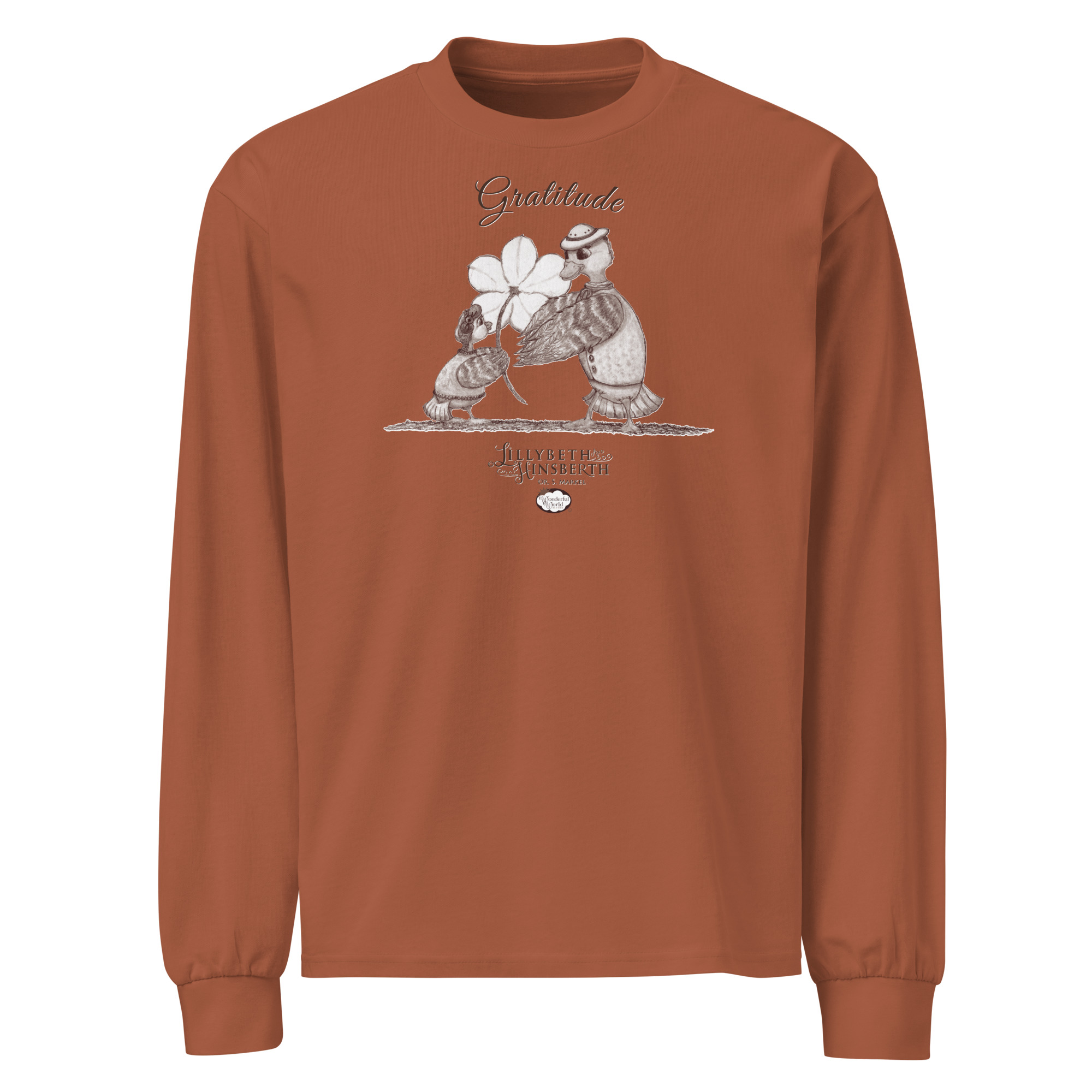 Adult Heavyweight Long Sleeve Tshirt (Gratitude) - Image 3