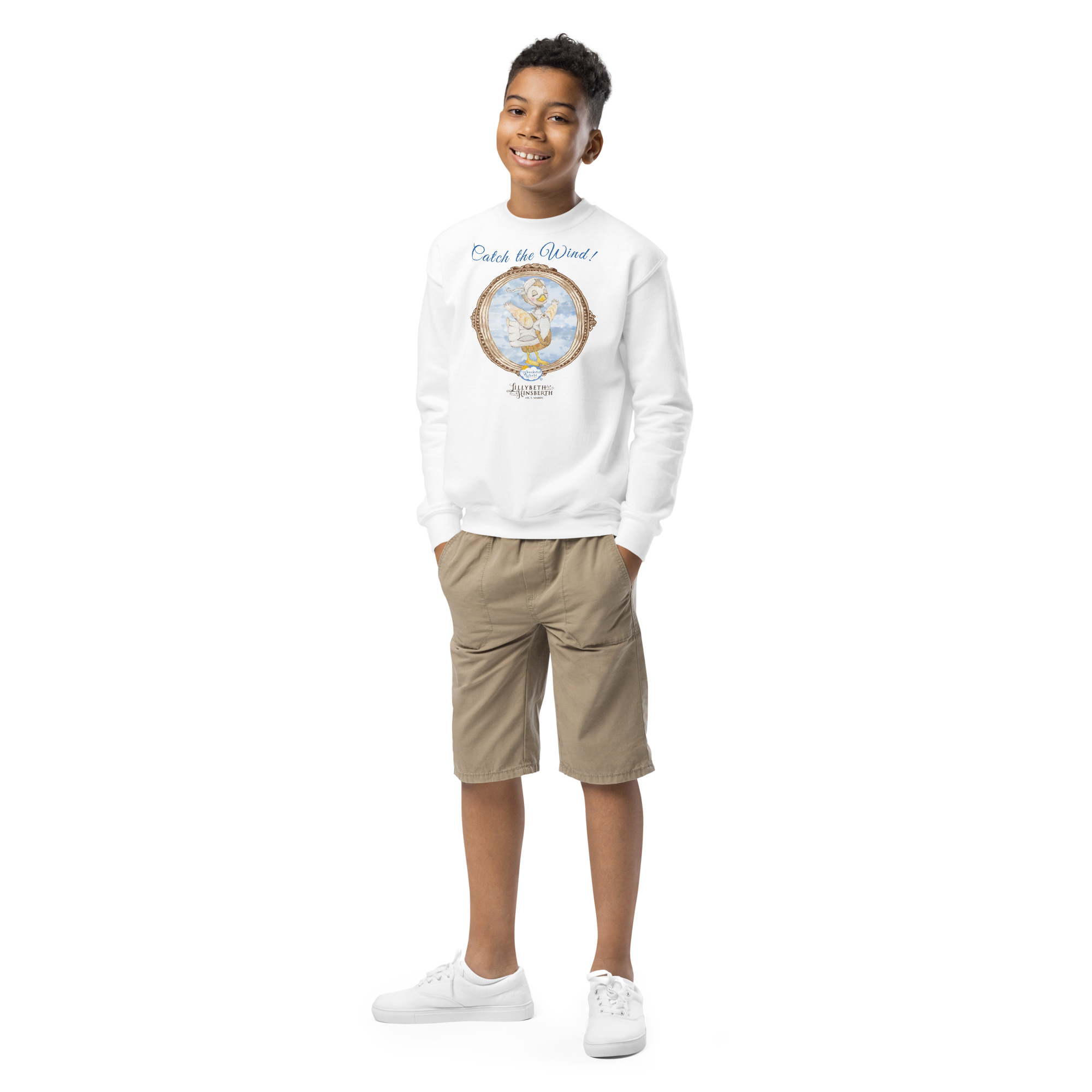 Youth Medium Weight Sweatshirt (Catch the Wind)