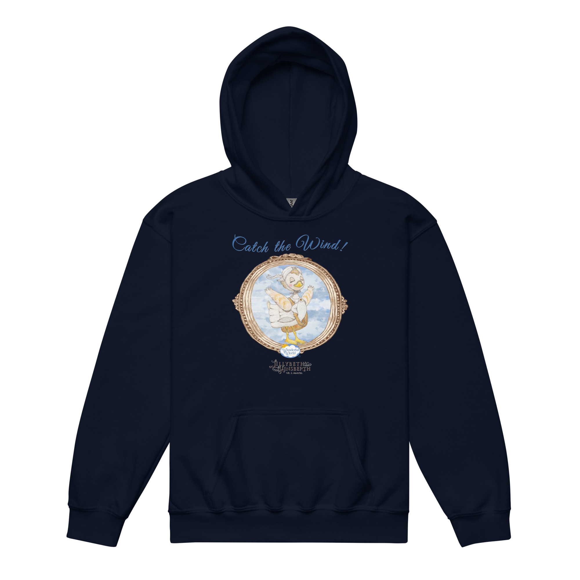 Youth Medium Weight Hoodie (Catch the Wind) - Image 2