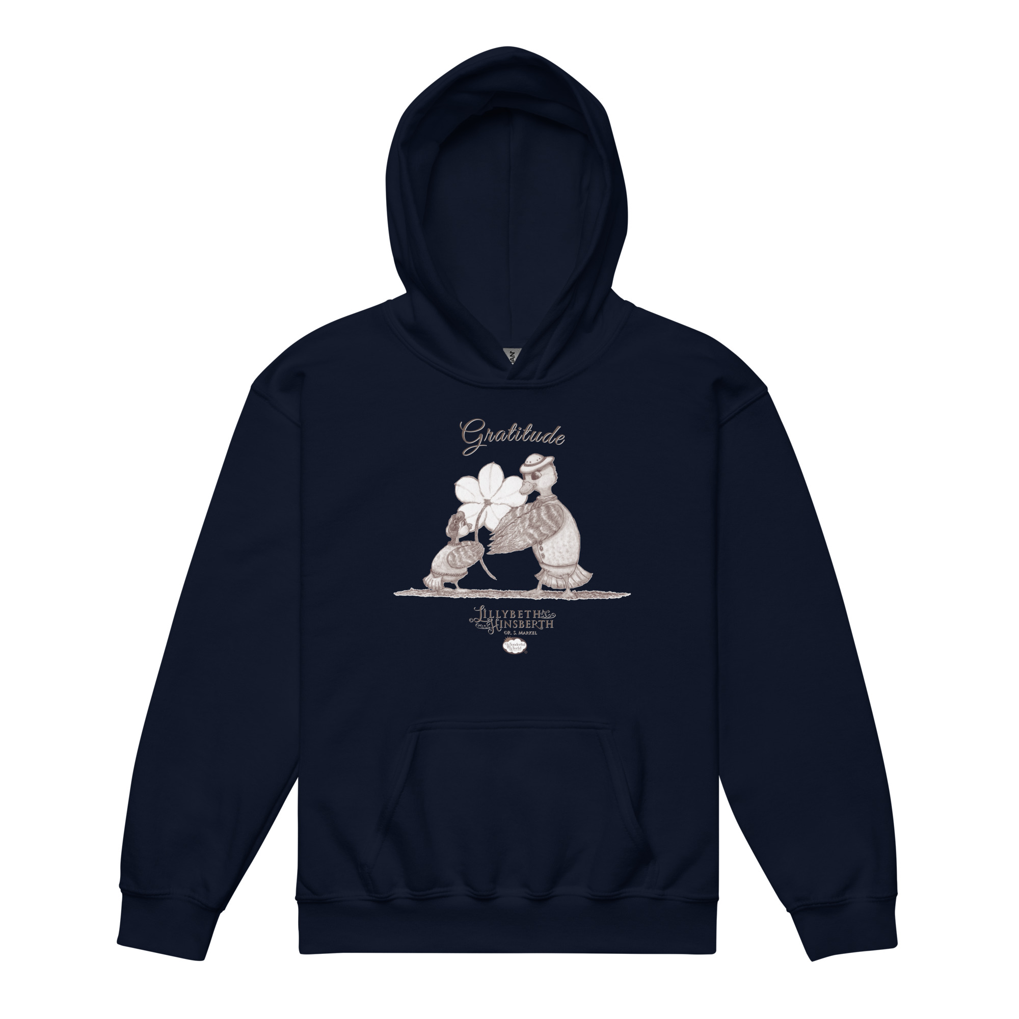 Youth Medium Weight Hoodie (Gratitude) - Image 3