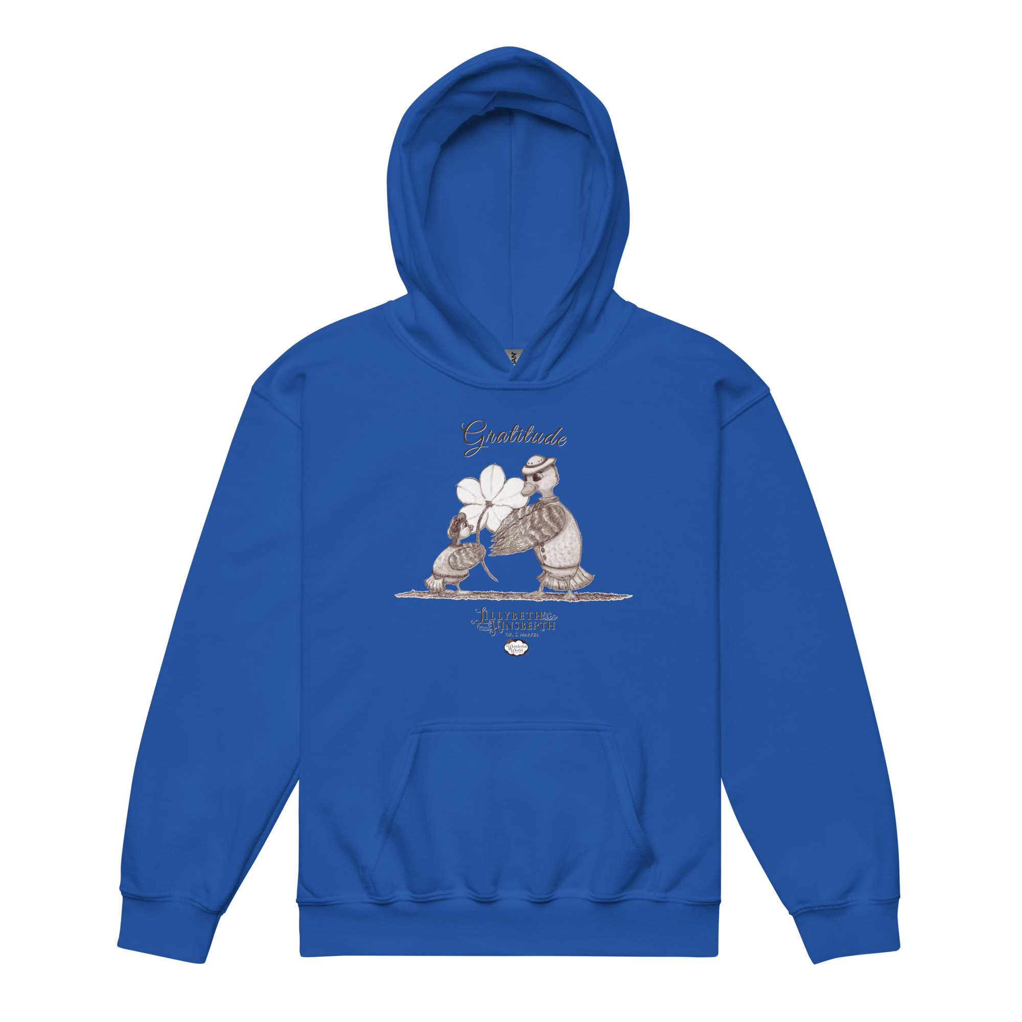 Youth Medium Weight Hoodie (Gratitude) - Image 4