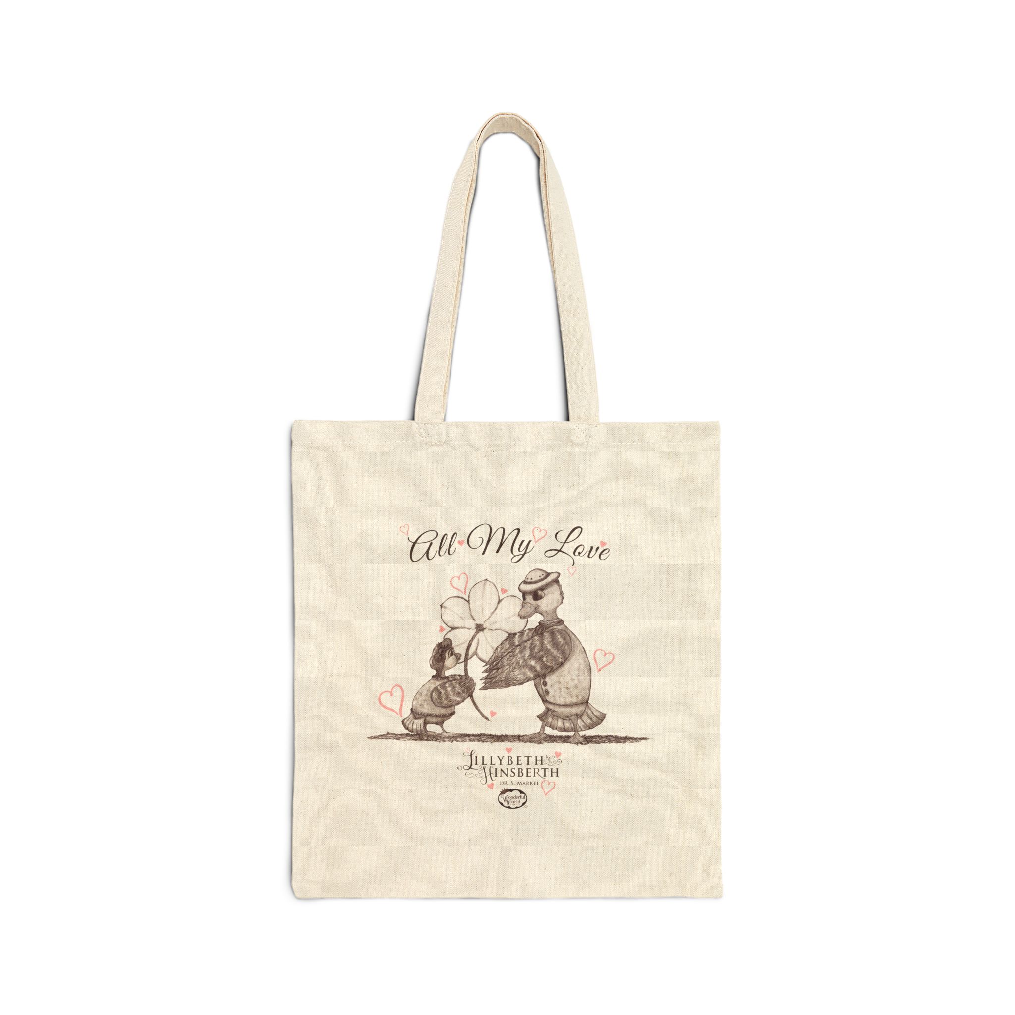 Canvas Tote Bag (All My Love) - Image 2