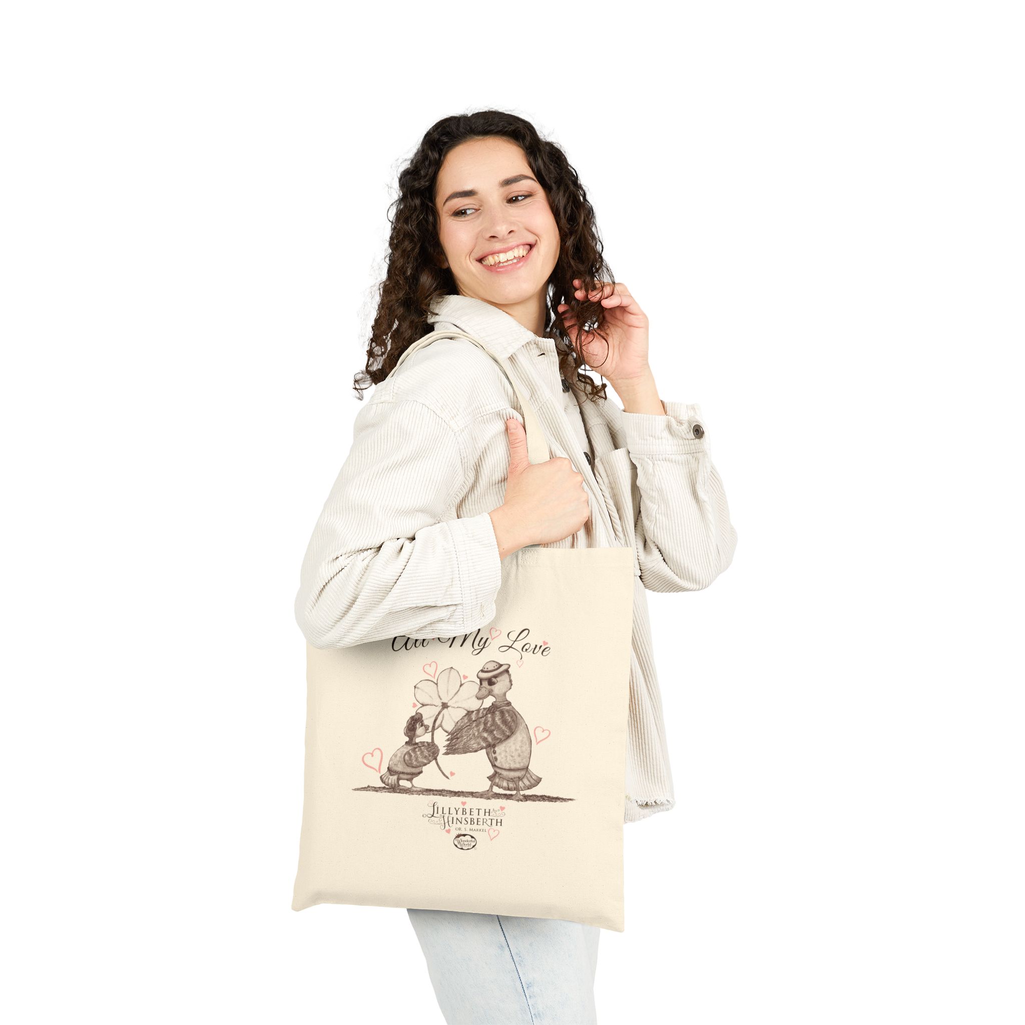 Canvas Tote Bag (All My Love) - Image 4