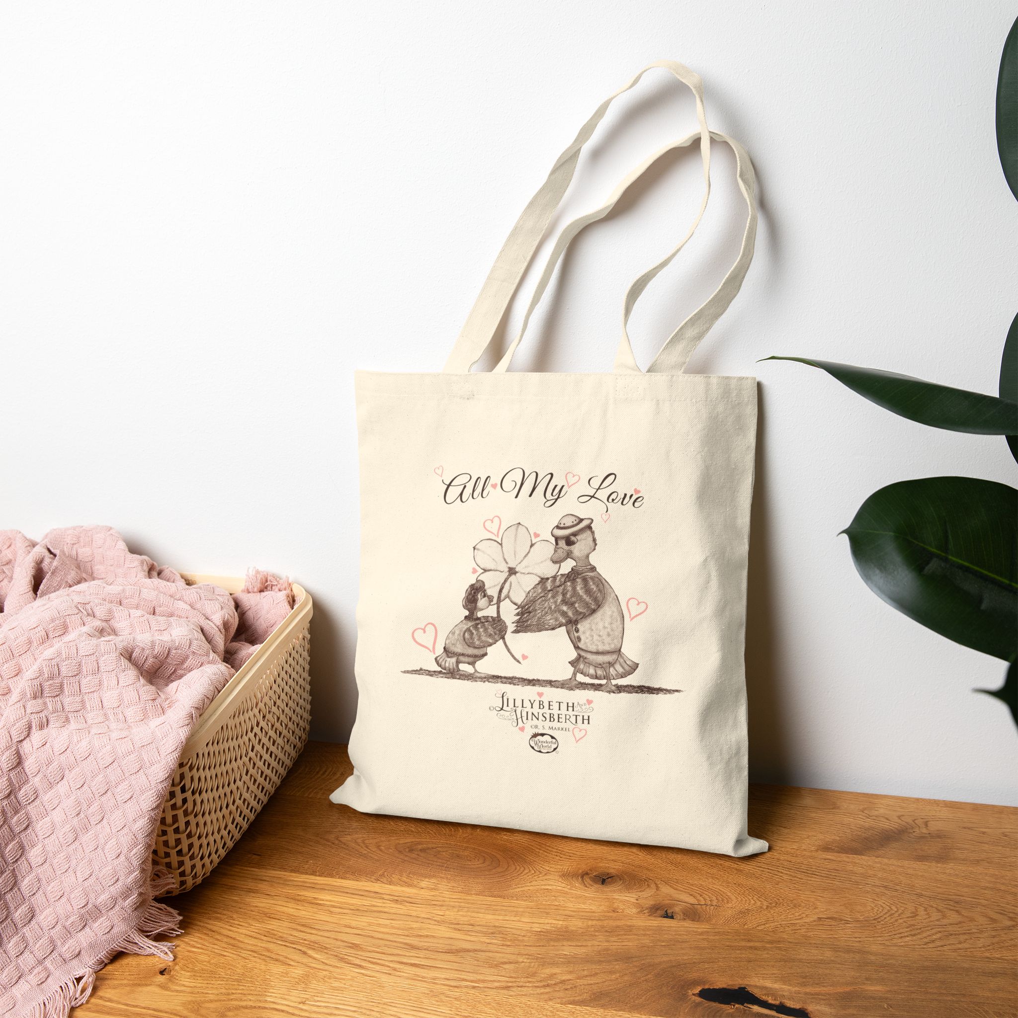 Canvas Tote Bag (All My Love)