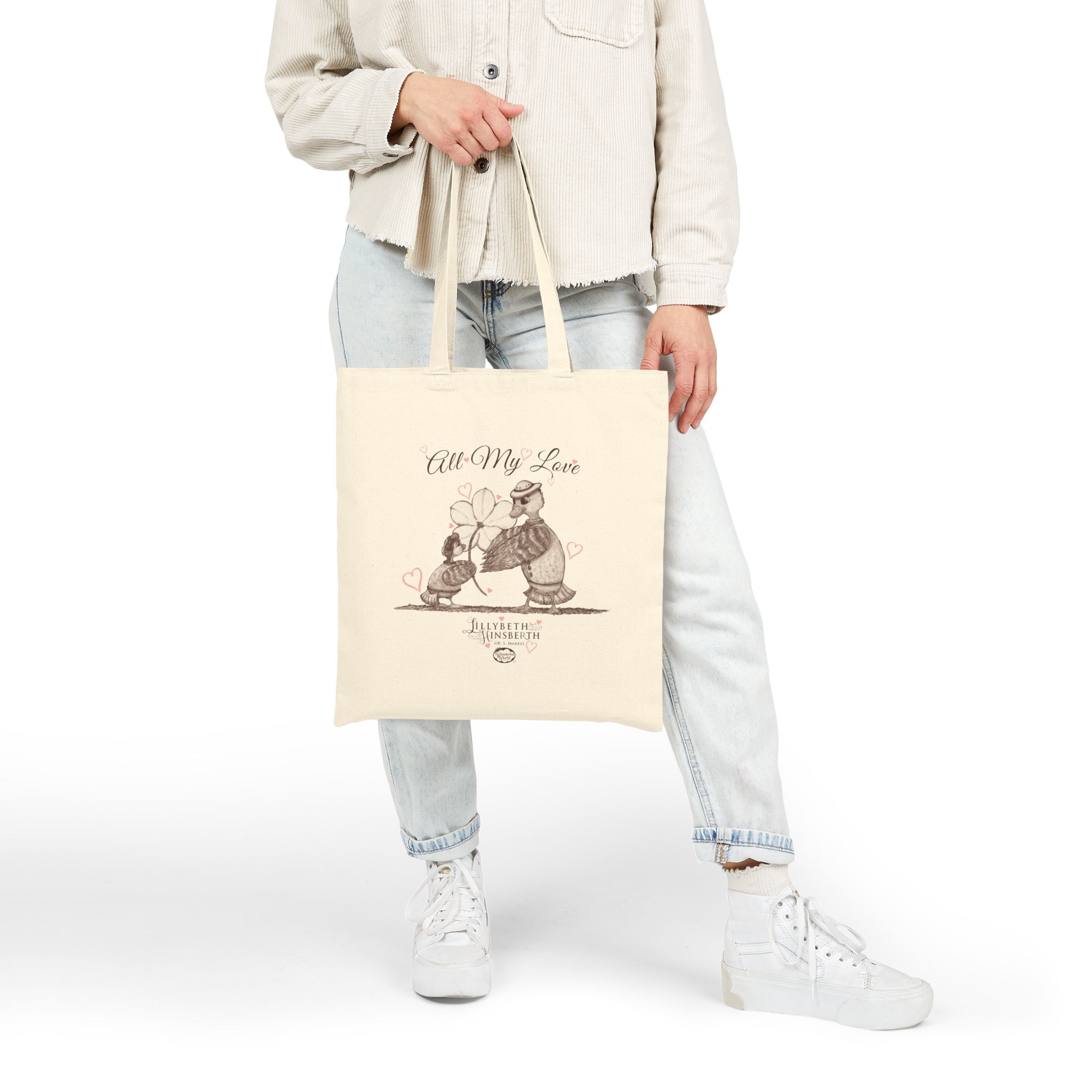 Canvas Tote Bag (All My Love) - Image 5