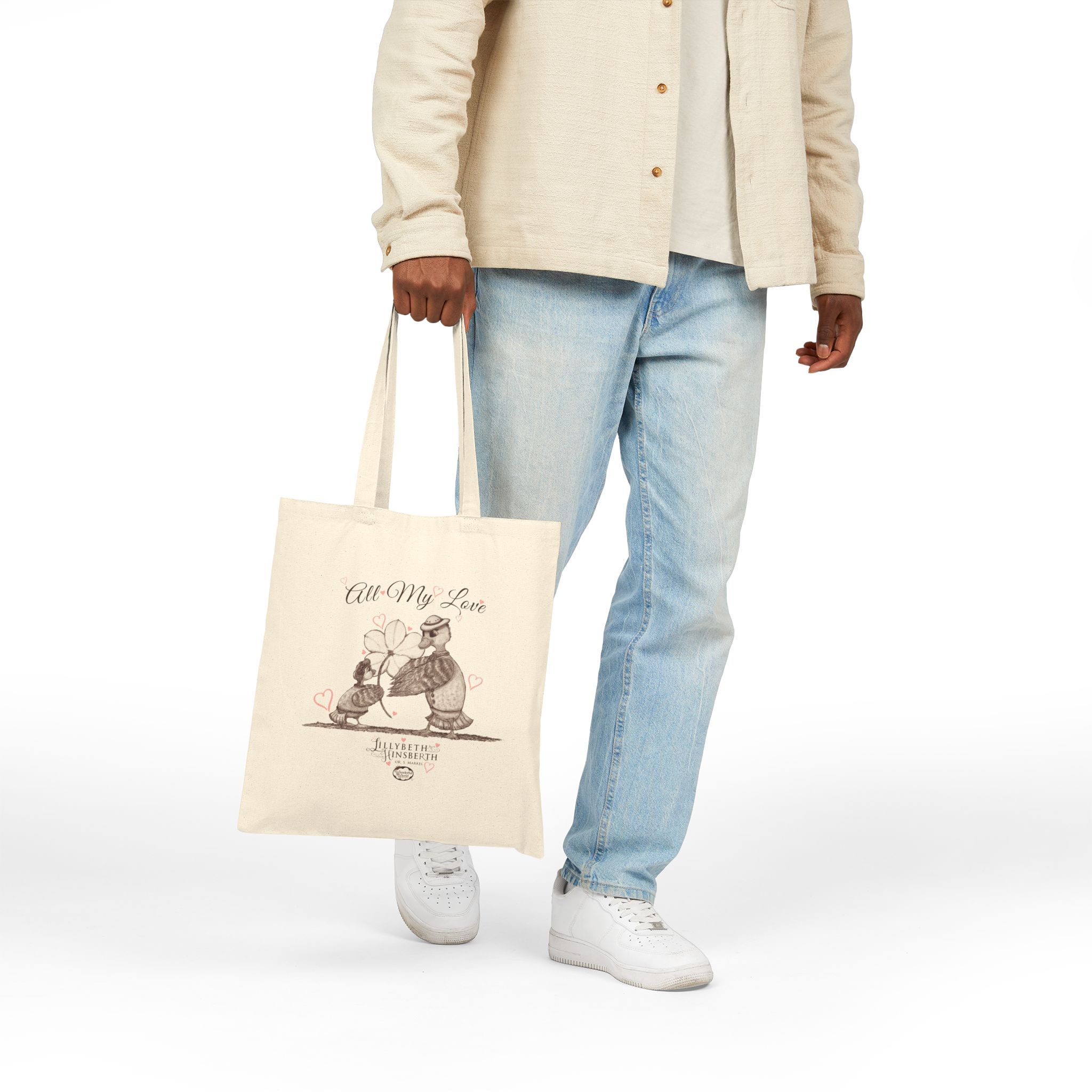 Canvas Tote Bag (All My Love) - Image 3