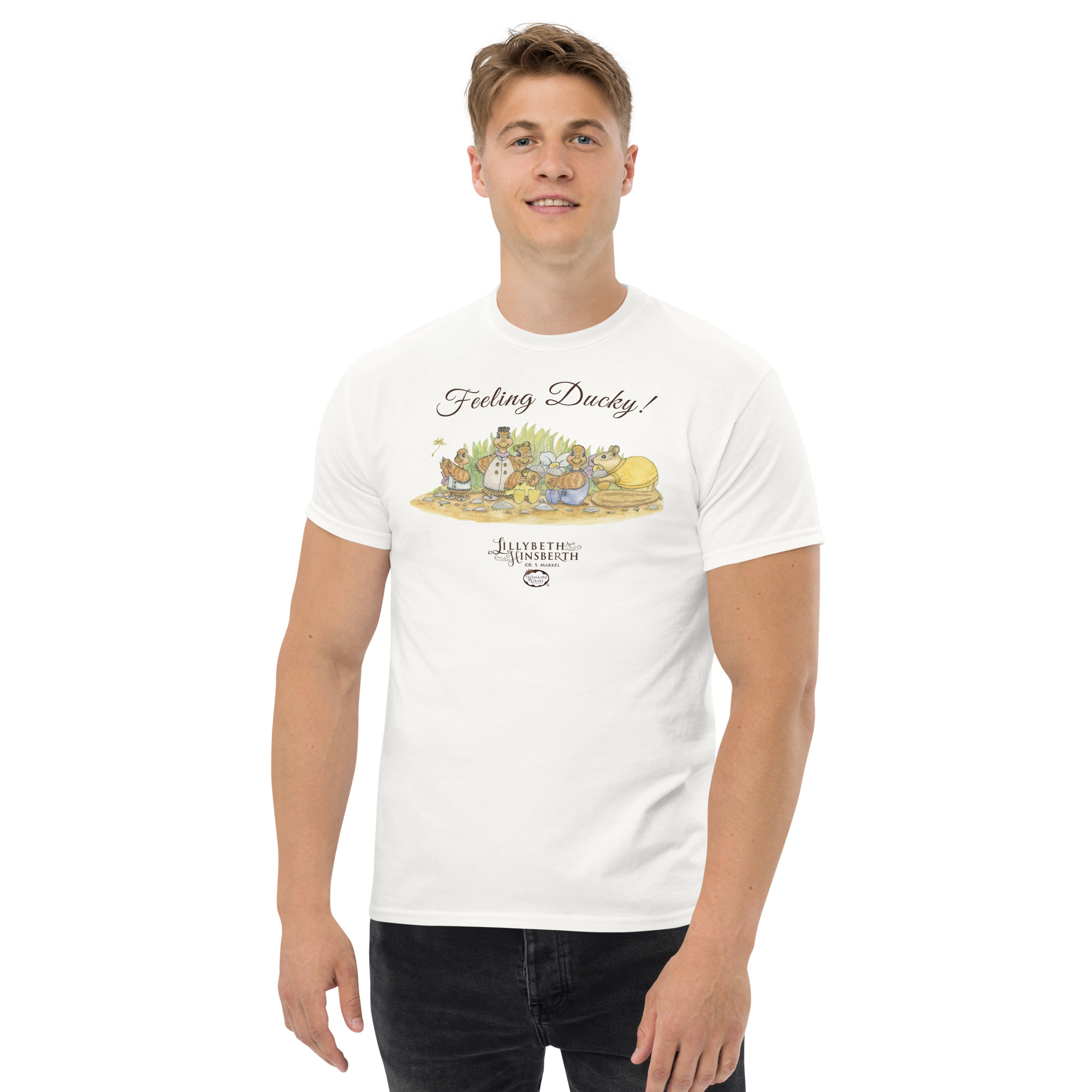 Adult Short Sleeve T-shirt (Feeling Ducky)