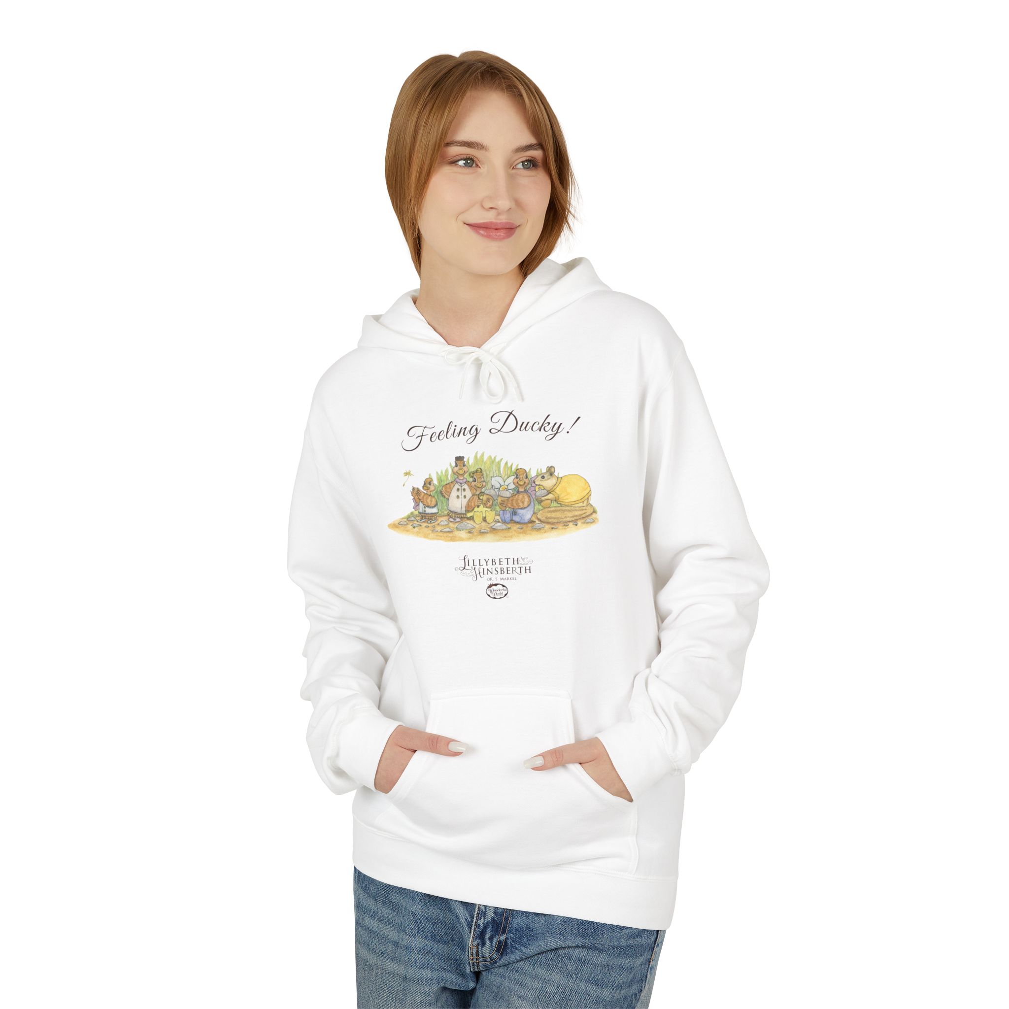 Adult Heavy Weight Hoodie (Feeling Ducky)