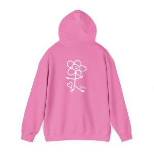 Adult Medium Weight Hoodie (Bubbly - White)